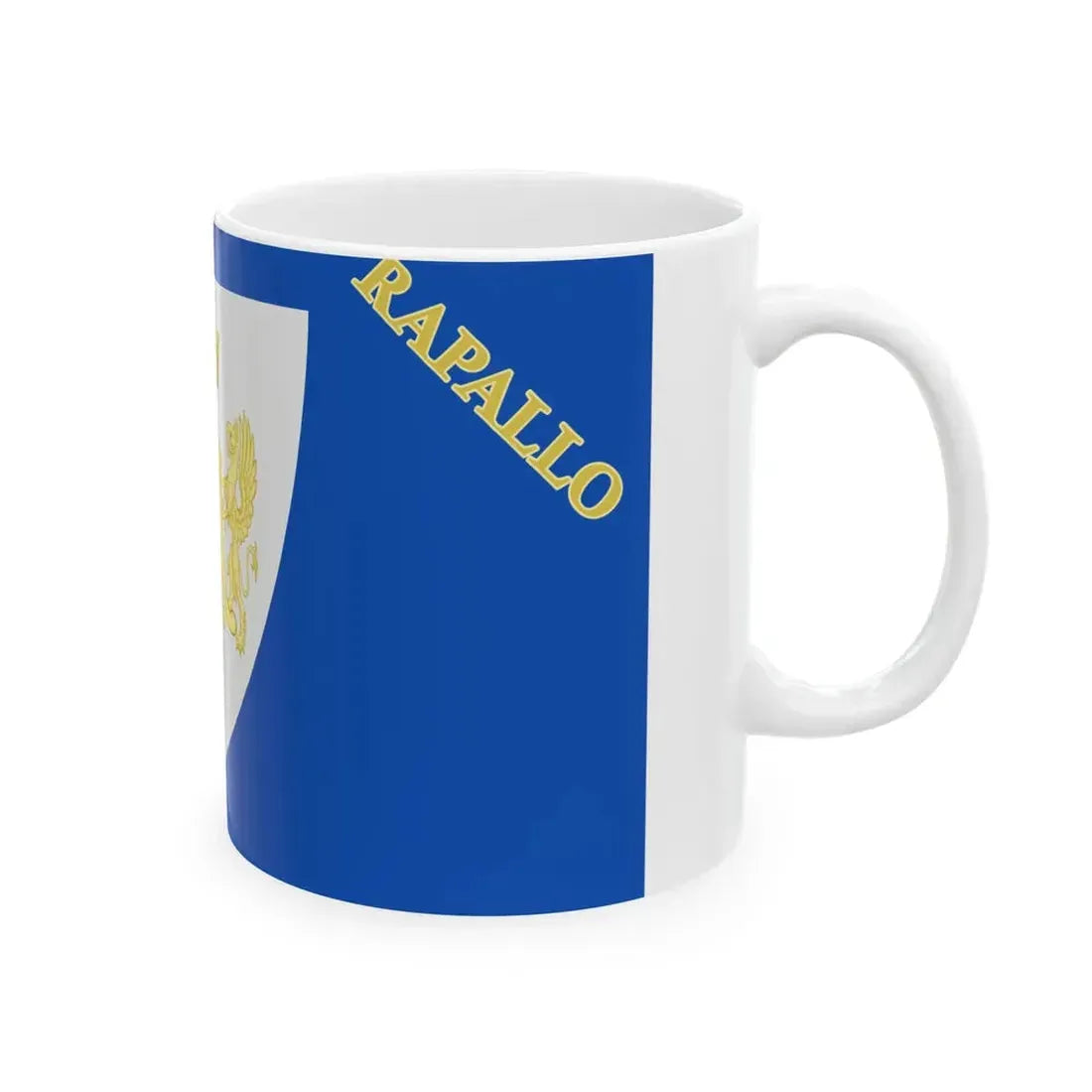 Rapallo-Bandiera-de iure (Italy) White Coffee Mug - Go Mug Yourself