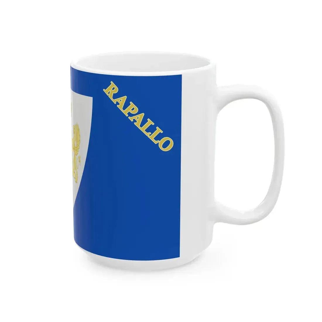 Rapallo-Bandiera-de iure (Italy) White Coffee Mug - Go Mug Yourself