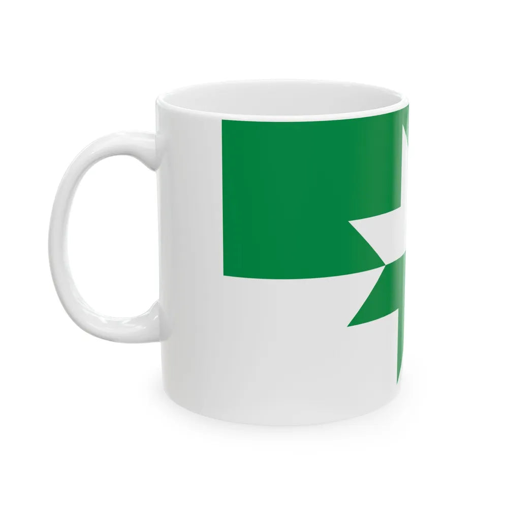 Rapla valla lipp 01 (Estonia) White Coffee Mug - Go Mug Yourself