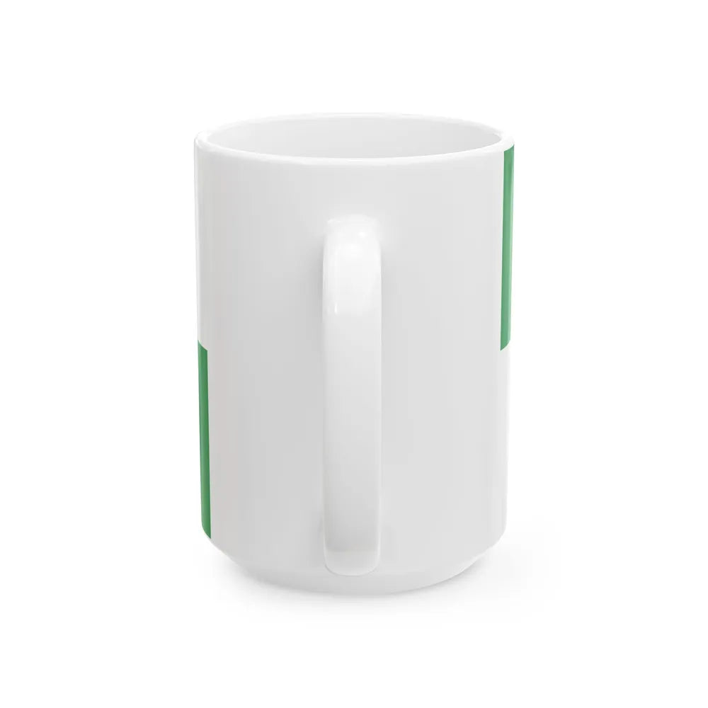 Rapla valla lipp 01 (Estonia) White Coffee Mug - Go Mug Yourself