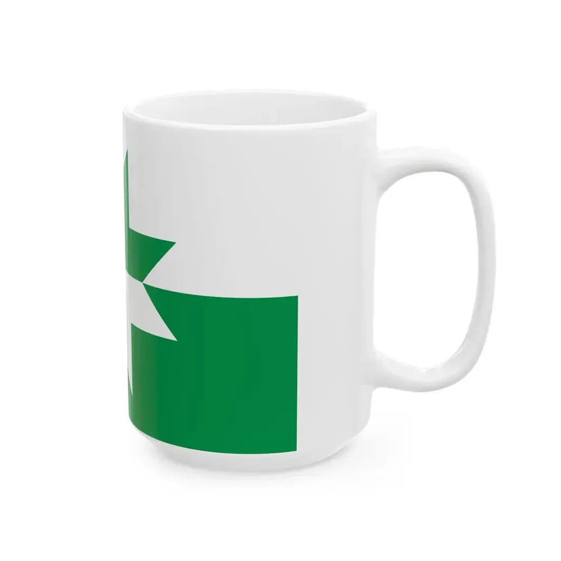 Rapla valla lipp 01 (Estonia) White Coffee Mug - Go Mug Yourself