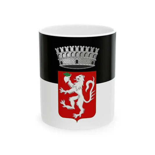 Rapolano Terme-Bandiera (Italy) White Coffee Mug 11oz - Go Mug Yourself
