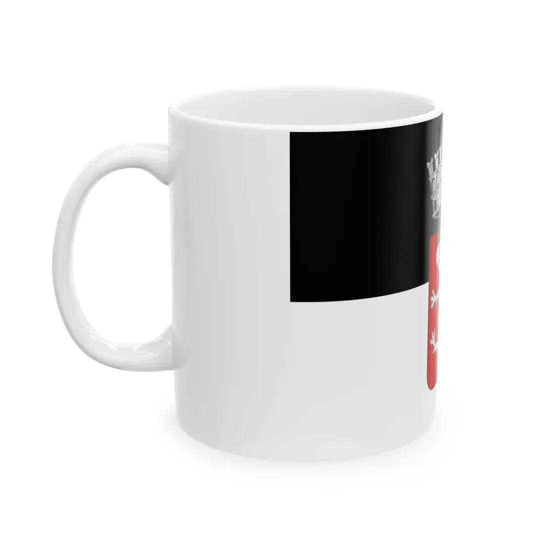 Rapolano Terme-Bandiera (Italy) White Coffee Mug - Go Mug Yourself
