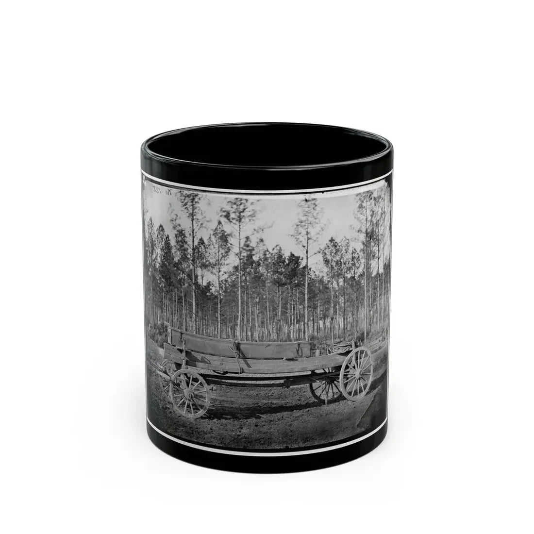 Rappahannock Station, Va. Pontoon Wagon, 50th New York Engineers (U.S. Civil War) Black Coffee Mug 11oz - Go Mug Yourself