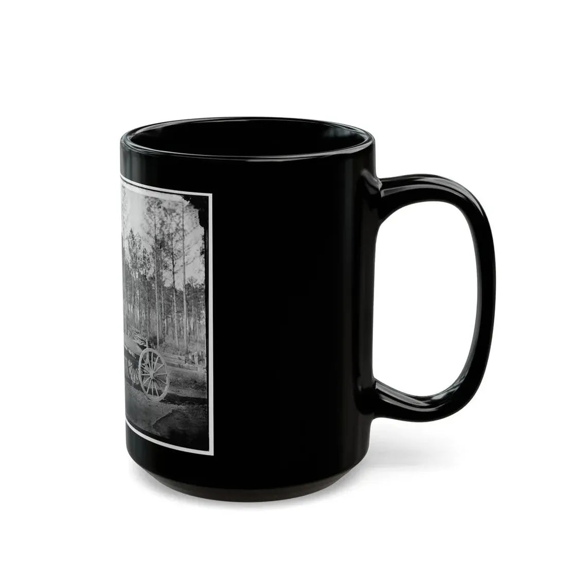 Rappahannock Station, Va. Pontoon Wagon, 50th New York Engineers (U.S. Civil War) Black Coffee Mug - Go Mug Yourself