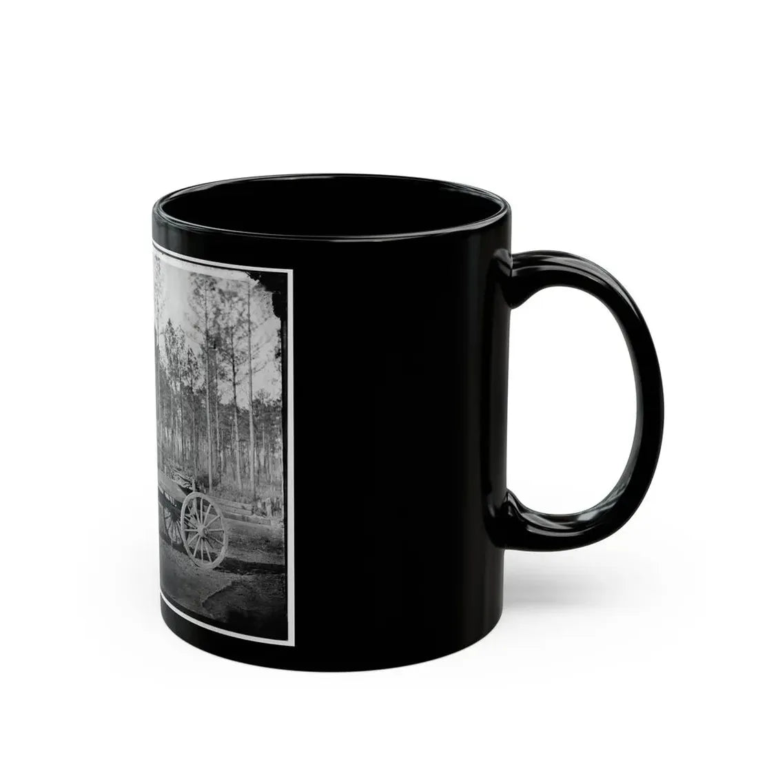 Rappahannock Station, Va. Pontoon Wagon, 50th New York Engineers (U.S. Civil War) Black Coffee Mug - Go Mug Yourself