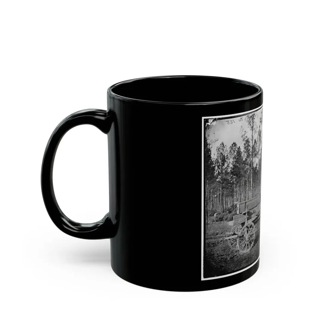 Rappahannock Station, Va. Pontoon Wagon, 50th New York Engineers (U.S. Civil War) Black Coffee Mug - Go Mug Yourself