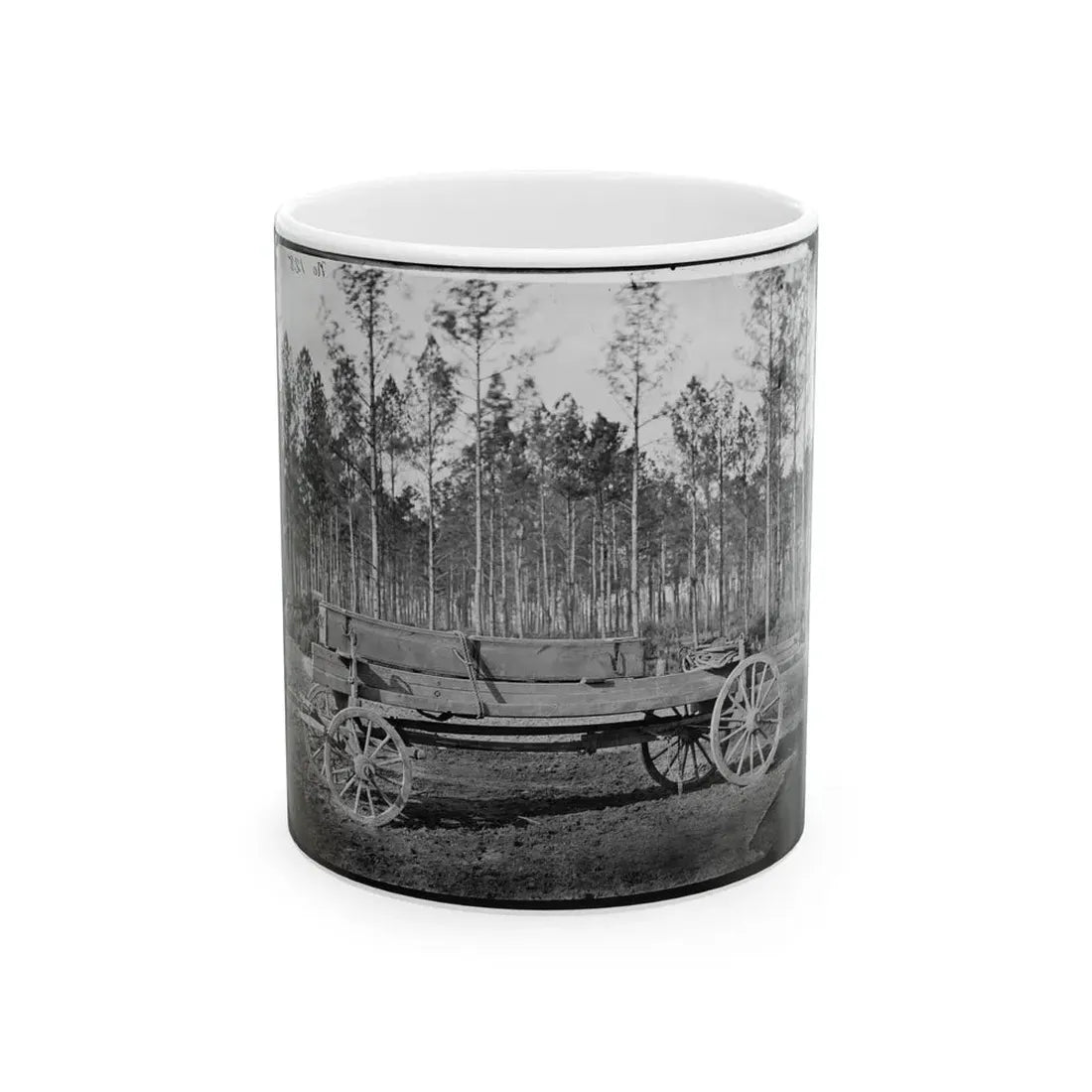 Rappahannock Station, Va. Pontoon Wagon, 50th New York Engineers (U.S. Civil War) White Coffee Mug 11oz - Go Mug Yourself