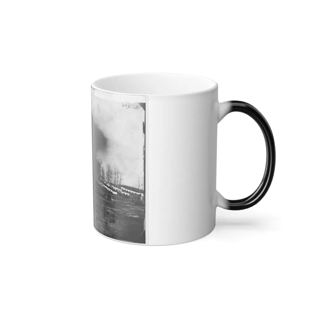 Rappahannock Station, Va. General View of 50Th New York Engineers' Winter Encampment (U.S. Civil War) Color Changing Coffee Mug 11oz-Go Mug Yourself