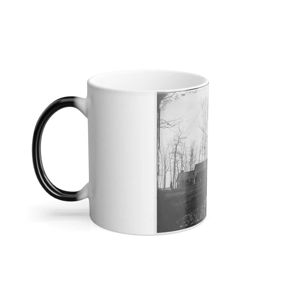 Rappahannock Station, Va. Quarters of Field and Staff Officers, 50Th New York Engineers (U.S. Civil War) Color Changing Coffee Mug 11oz-Go Mug Yourself