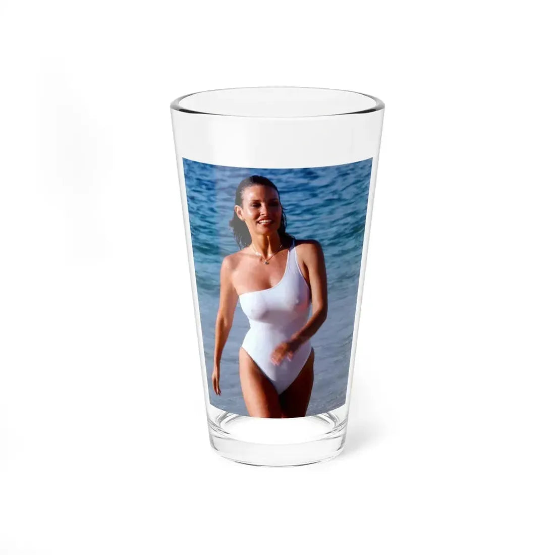 Raquel Welch #164 (Vintage Female Icon) Pint Glass 16oz 16oz - Go Mug Yourself