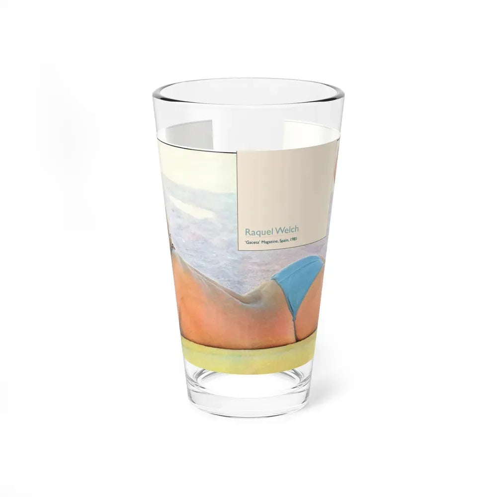 Raquel Welch #226 (Vintage Female Icon) Pint Glass 16oz 16oz - Go Mug Yourself