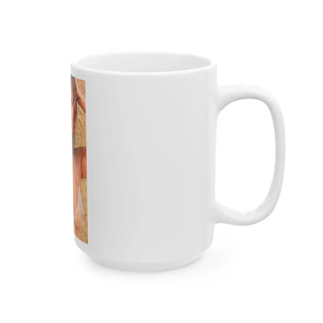 Raquel Welch #227 - See through top (Vintage Female Icon) White Coffee Mug - Go Mug Yourself
