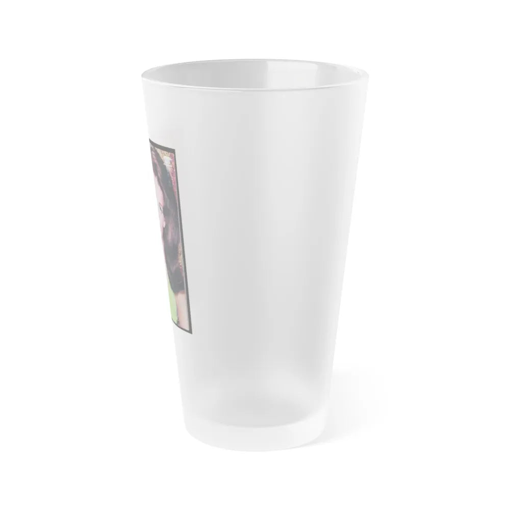 Raquel Welch #232 - Mag. Cover (Vintage Female Icon) Frosted Pint Glass 16oz-Go Mug Yourself