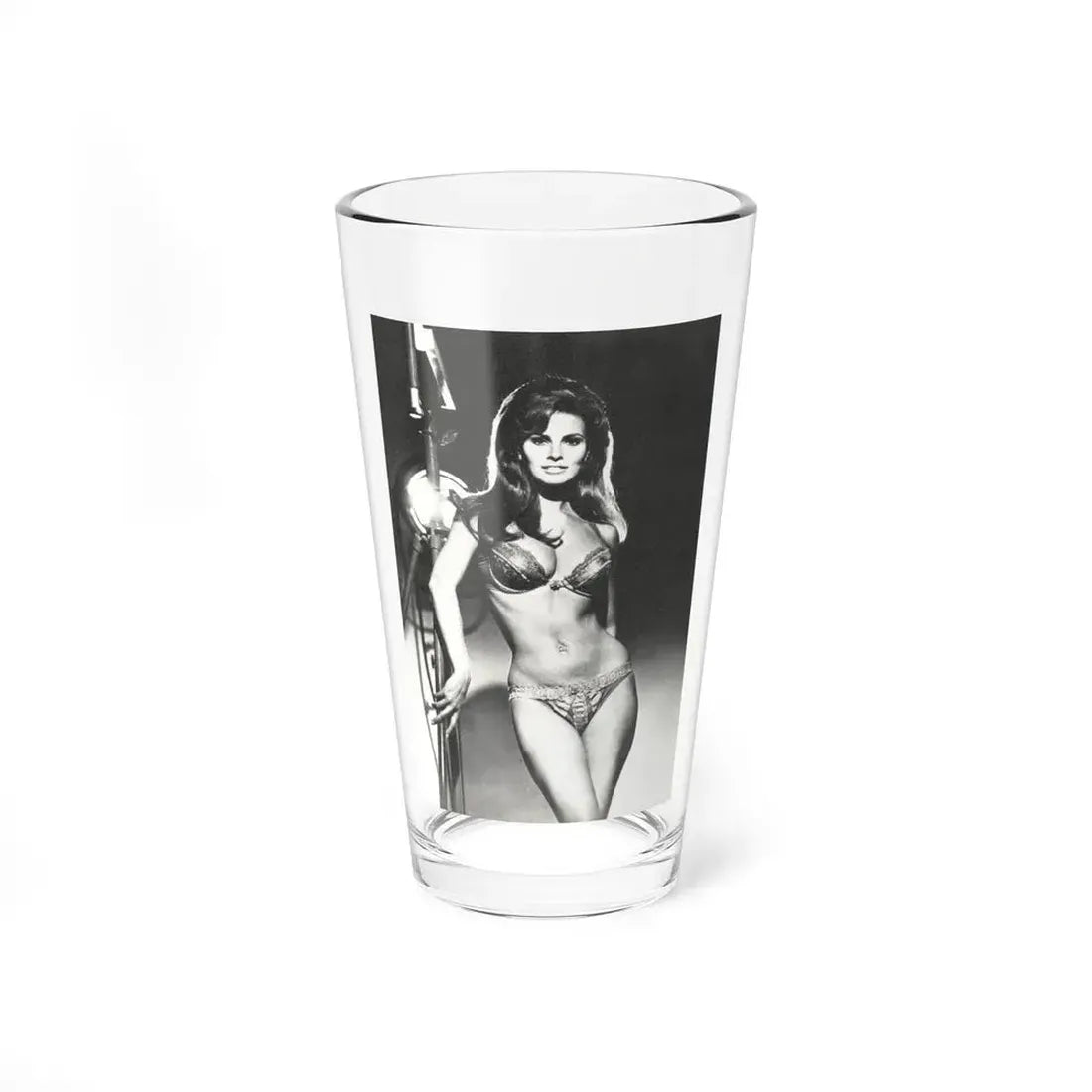 Raquel Welch #235 (Vintage Female Icon) Pint Glass 16oz 16oz - Go Mug Yourself