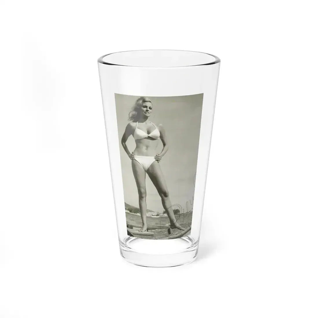 Raquel Welch #259 (Vintage Female Icon) Pint Glass 16oz 16oz - Go Mug Yourself