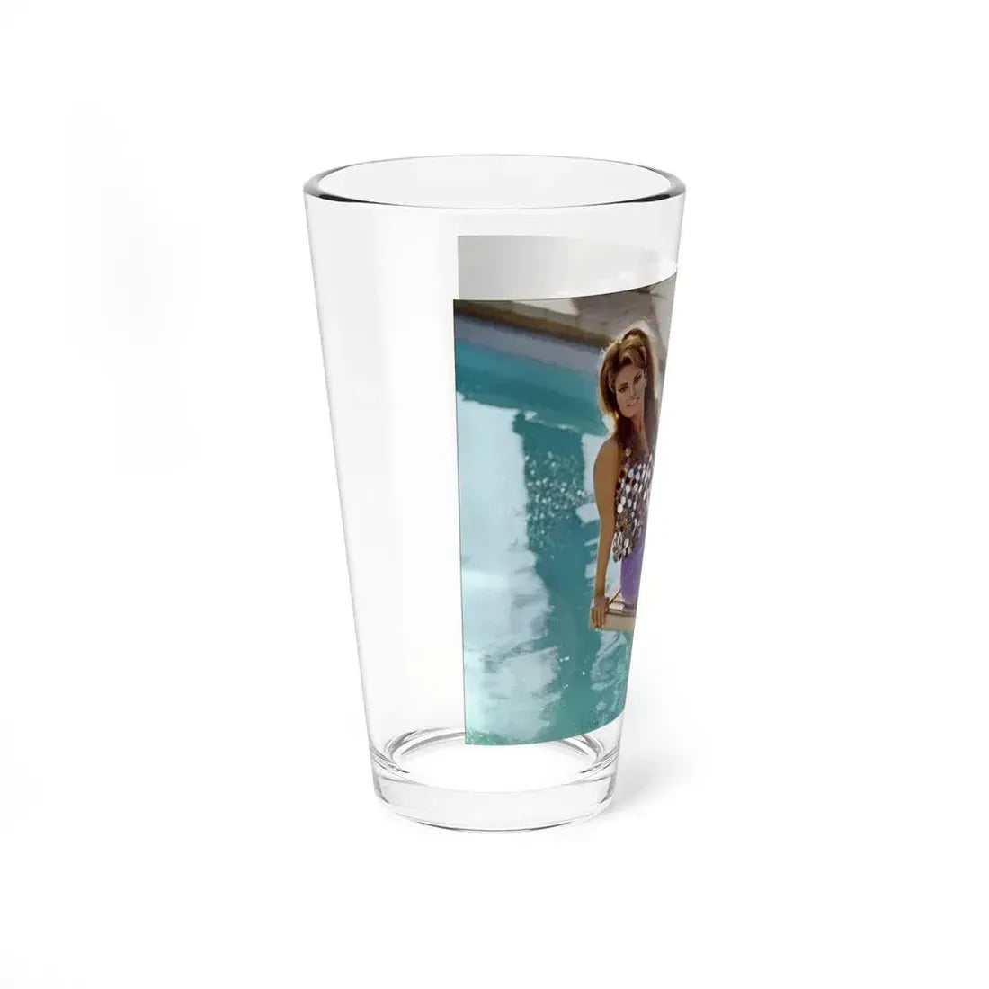 Raquel Welch #271 (Vintage Female Icon) Pint Glass 16oz 16oz - Go Mug Yourself