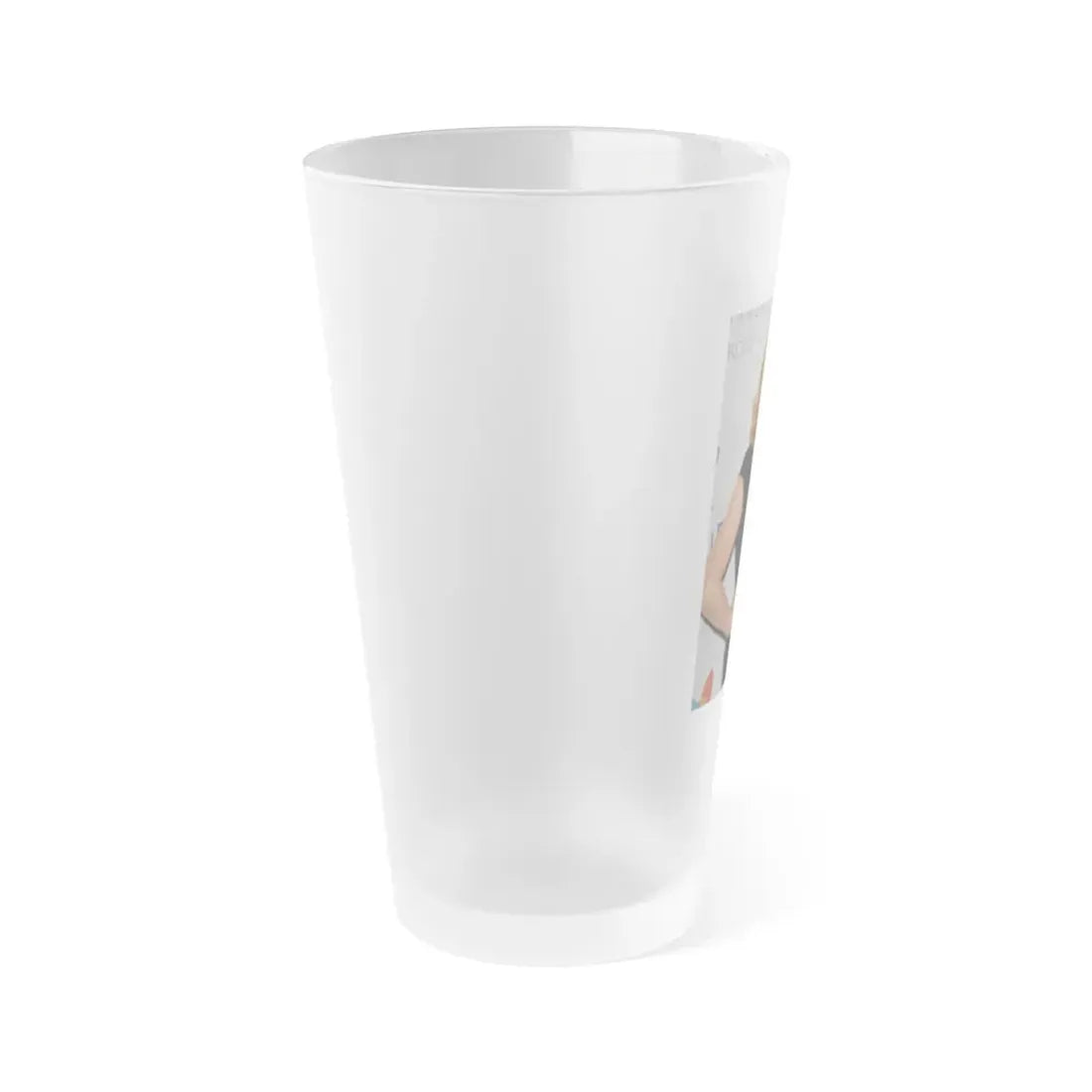Raquel Welch #282 (Vintage Female Icon) Frosted Pint Glass 16oz - Go Mug Yourself