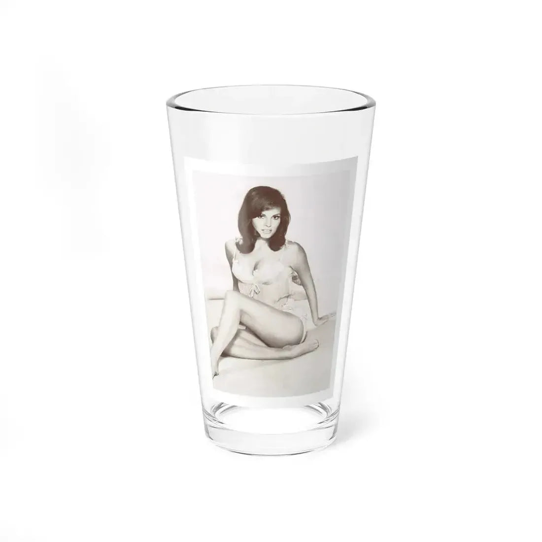 Raquel Welch #288 (Vintage Female Icon) Pint Glass 16oz 16oz - Go Mug Yourself