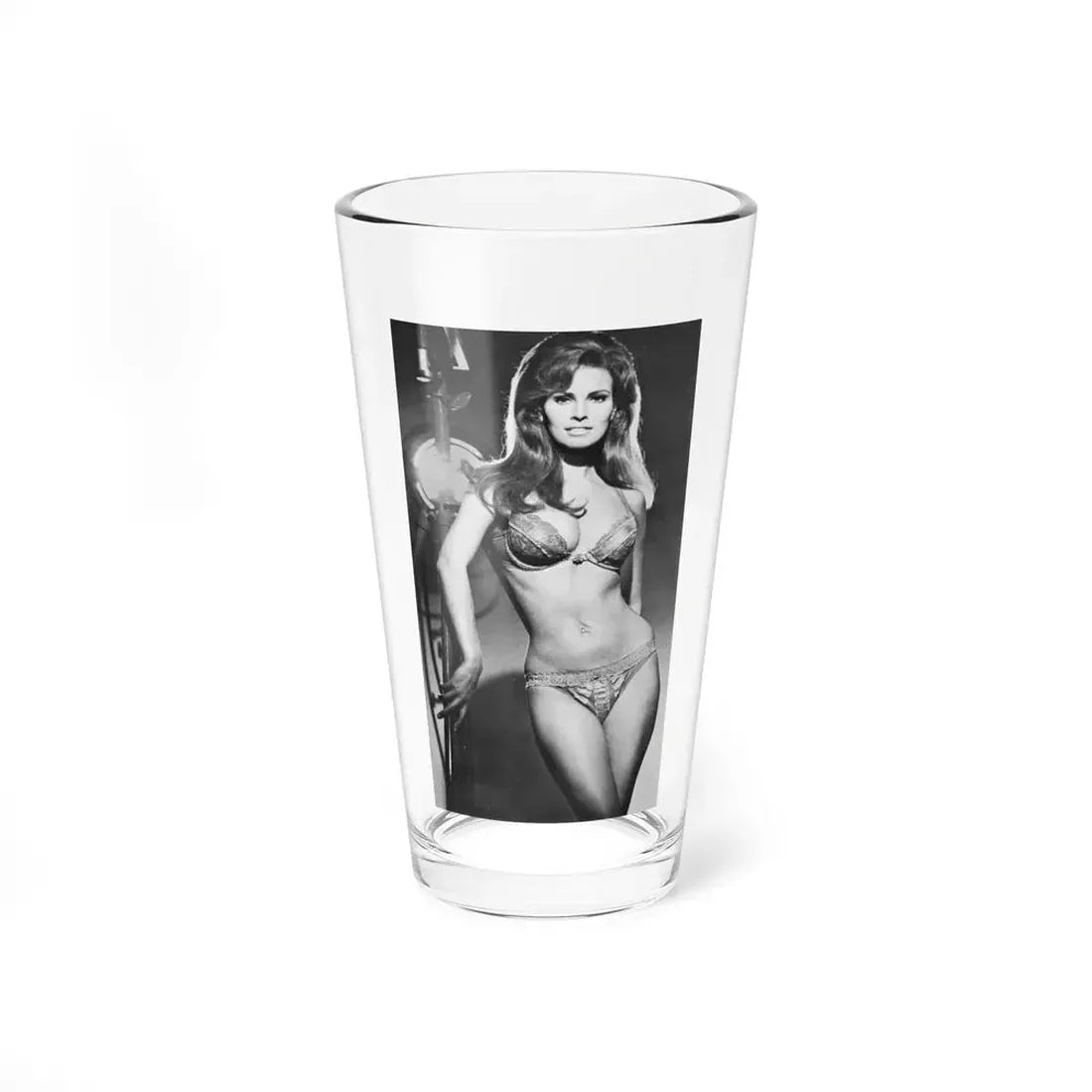 Raquel Welch #298 (Vintage Female Icon) Pint Glass 16oz 16oz - Go Mug Yourself