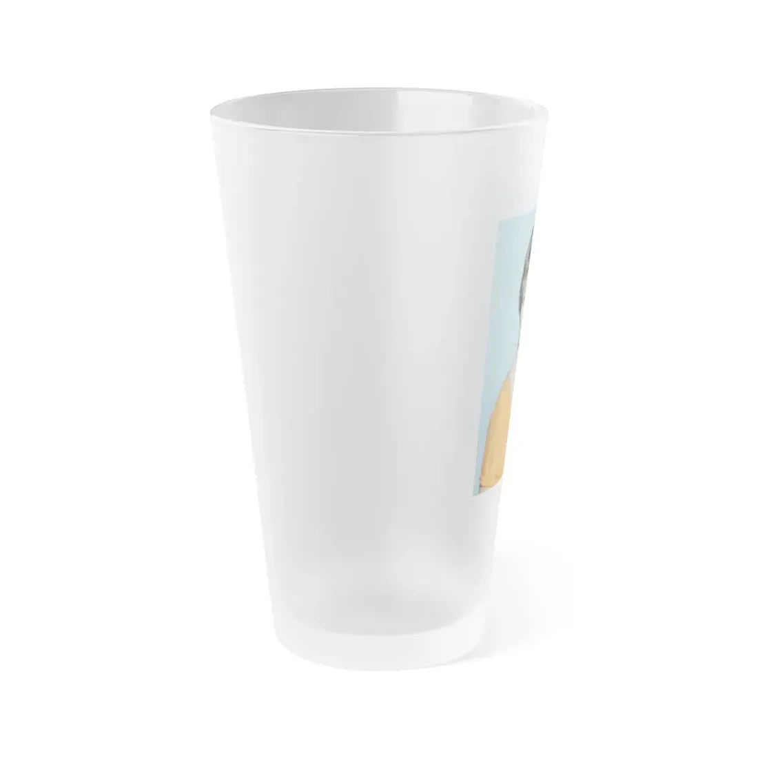 Raquel Welch #327 (Vintage Female Icon) Frosted Pint Glass 16oz - Go Mug Yourself