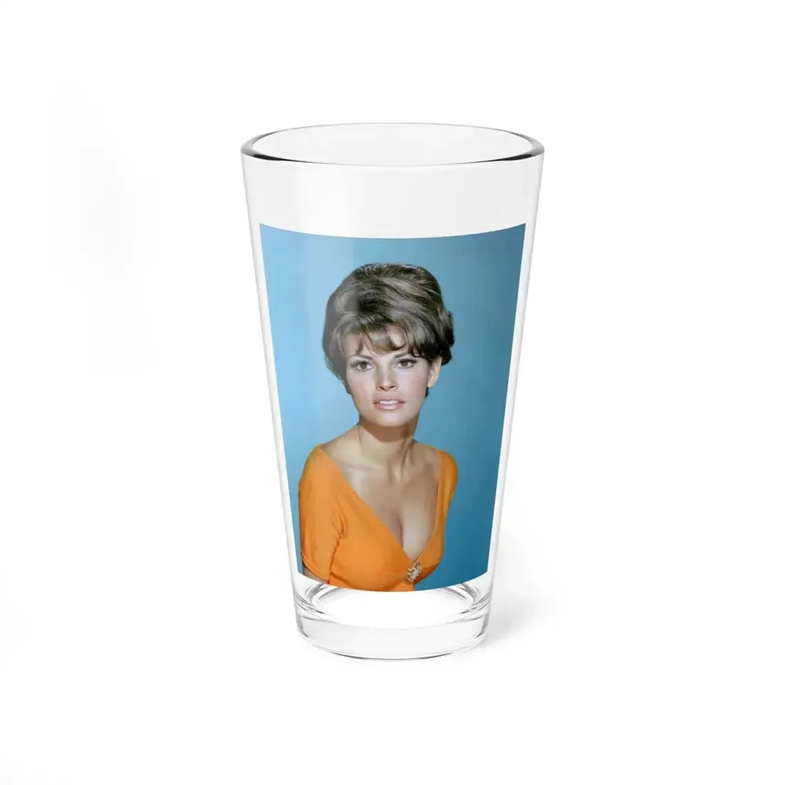 Raquel Welch #327 (Vintage Female Icon) Pint Glass 16oz 16oz - Go Mug Yourself