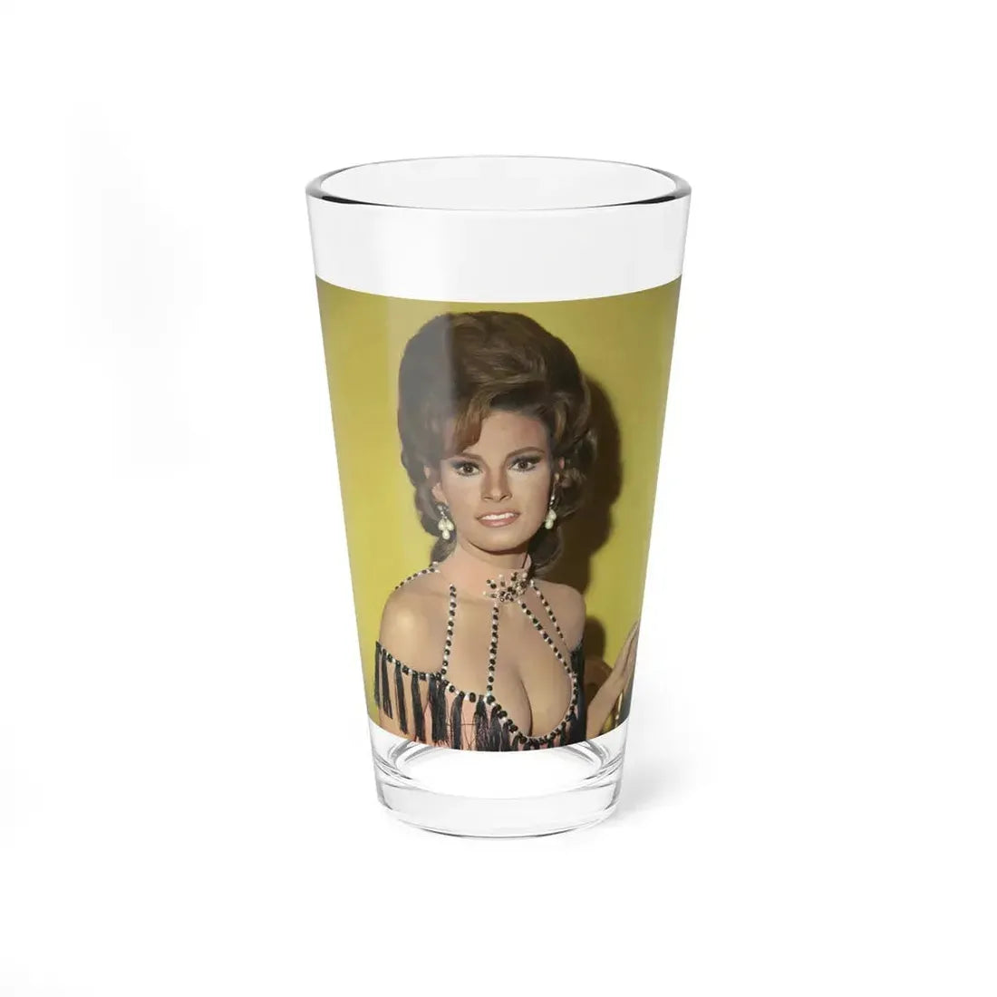 Raquel Welch #330 (Vintage Female Icon) Pint Glass 16oz 16oz - Go Mug Yourself