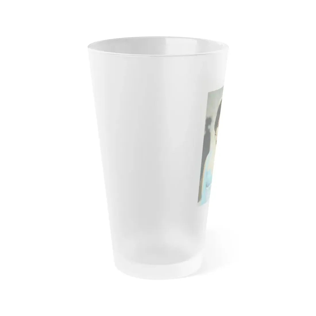 Raquel Welch #331 (Vintage Female Icon) Frosted Pint Glass 16oz - Go Mug Yourself