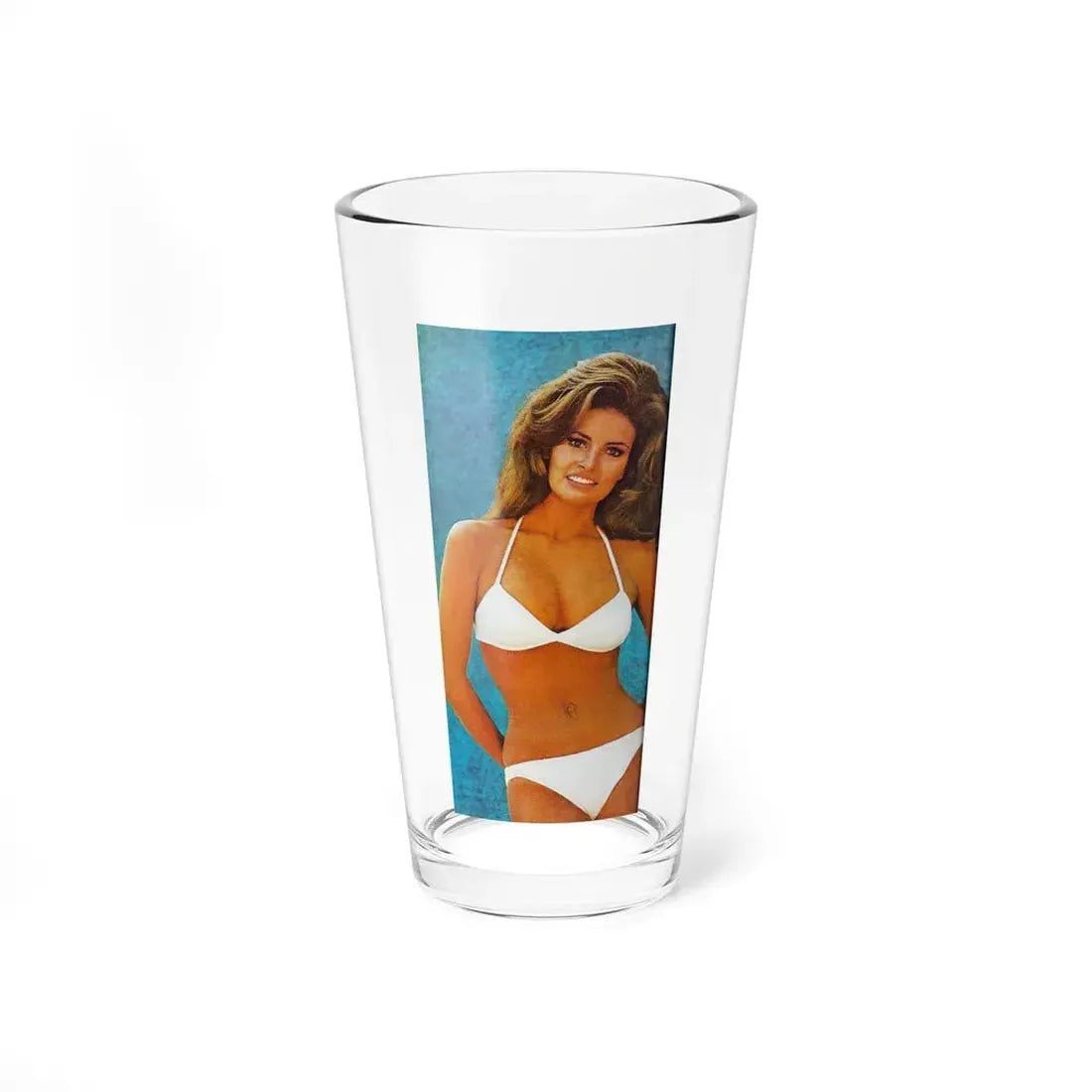 Raquel Welch #335 (Vintage Female Icon) Pint Glass 16oz 16oz - Go Mug Yourself