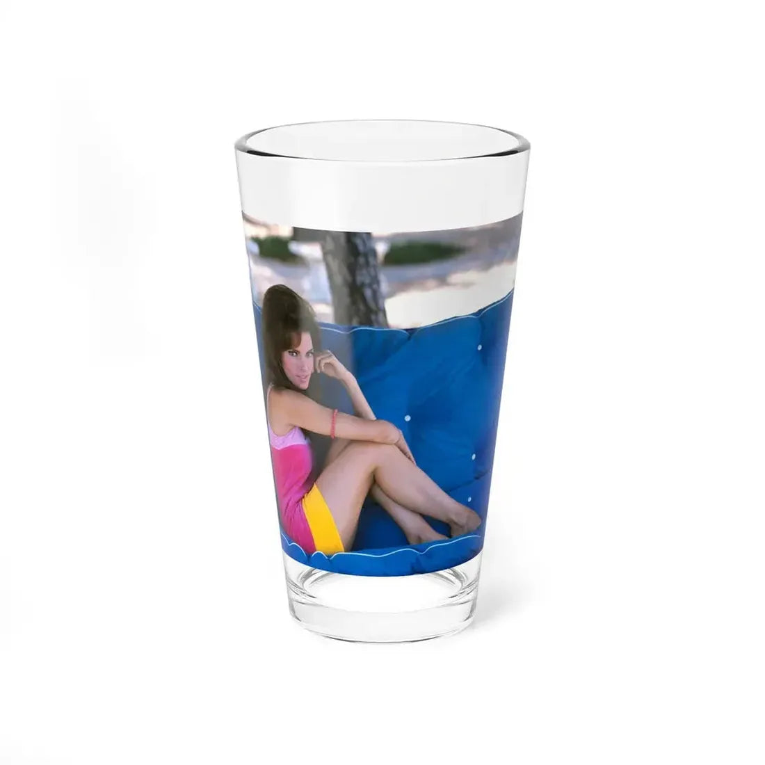Raquel Welch #343 (Vintage Female Icon) Pint Glass 16oz 16oz - Go Mug Yourself