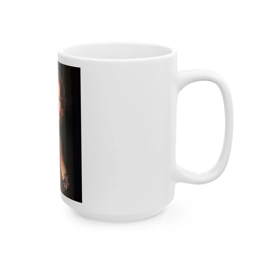 Raquel Welch #352 (Vintage Female Icon) White Coffee Mug-Go Mug Yourself