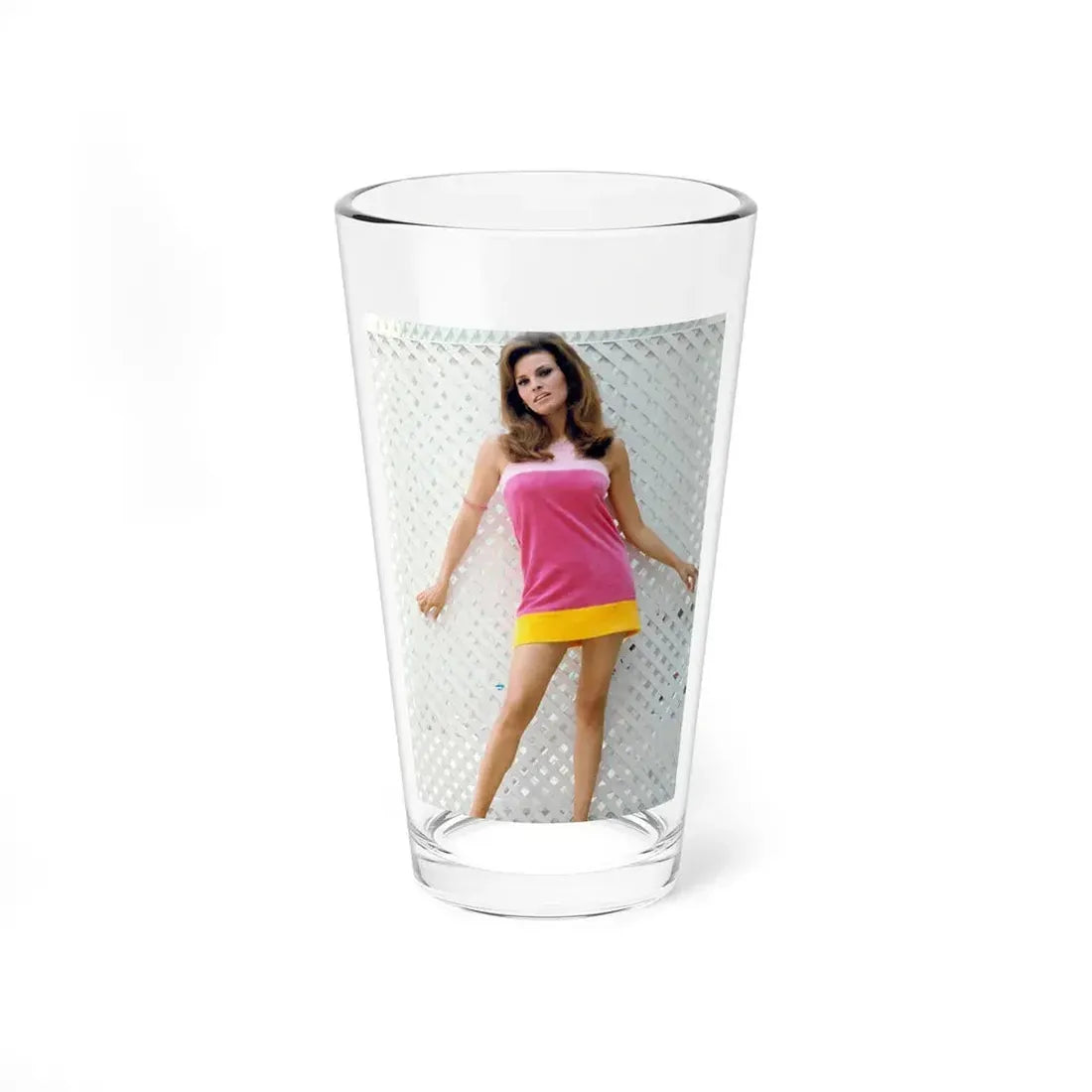 Raquel Welch #361 (Vintage Female Icon) Pint Glass 16oz 16oz - Go Mug Yourself