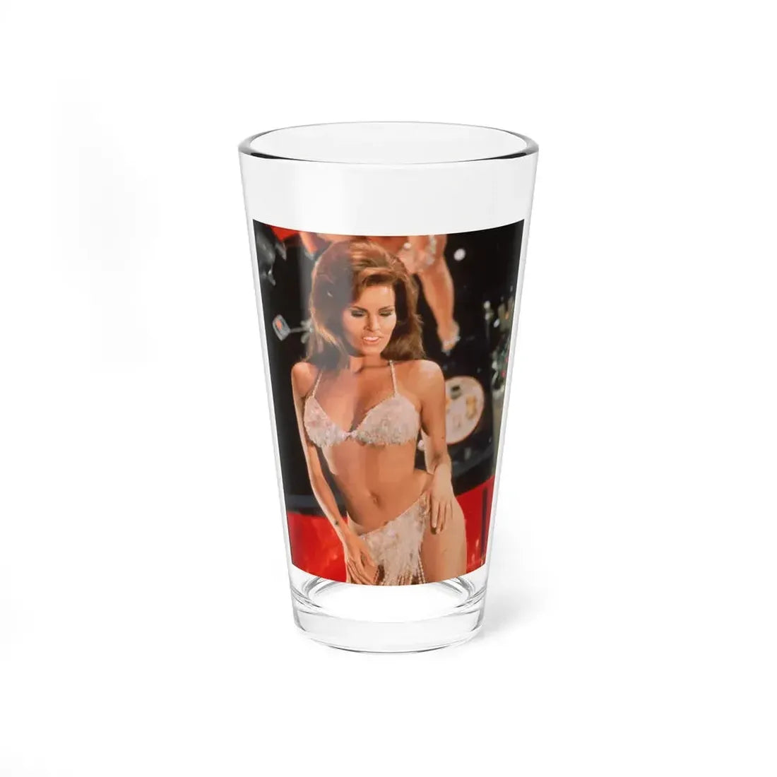 Raquel Welch #362 (Vintage Female Icon) Pint Glass 16oz 16oz - Go Mug Yourself