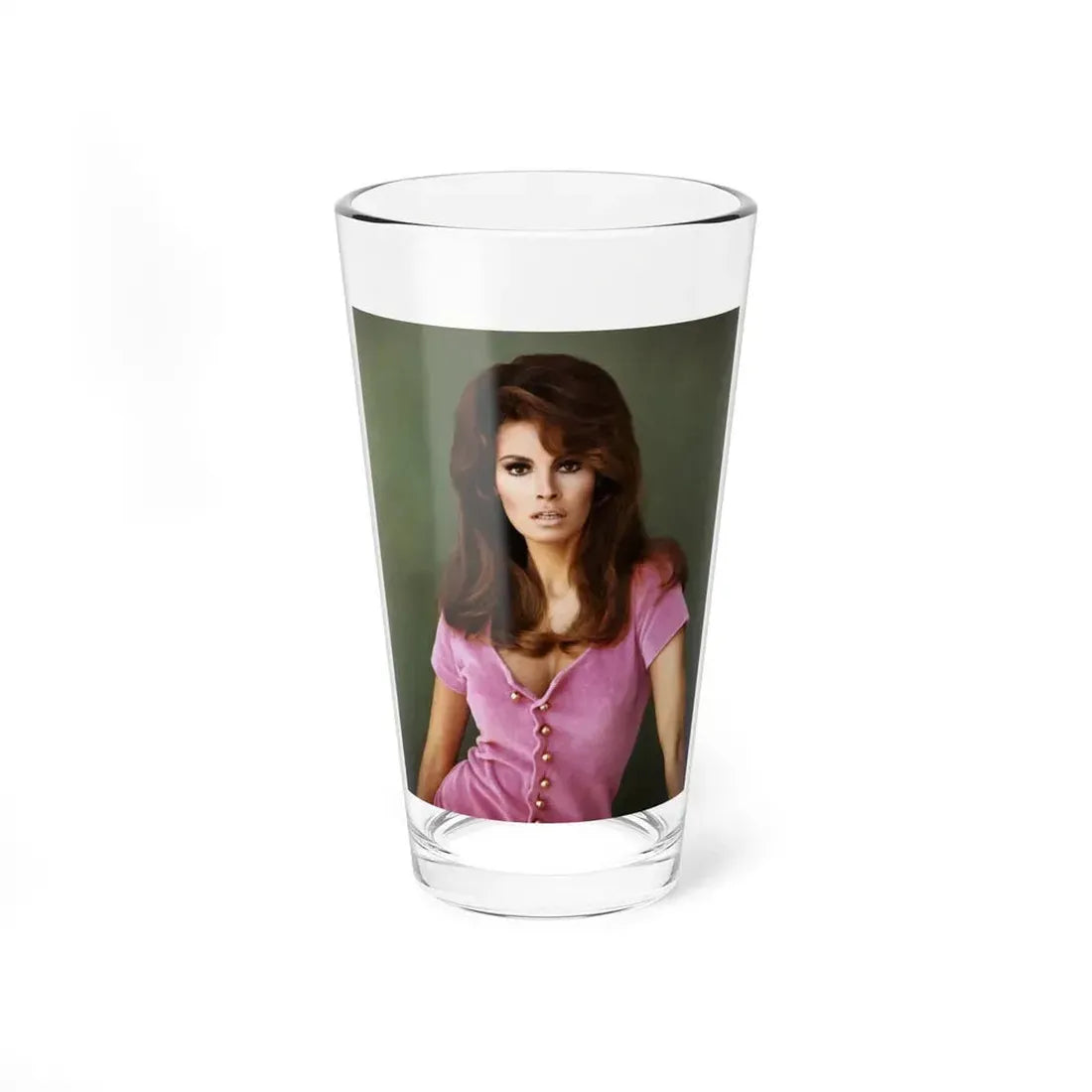Raquel Welch #365 (Vintage Female Icon) Pint Glass 16oz 16oz - Go Mug Yourself