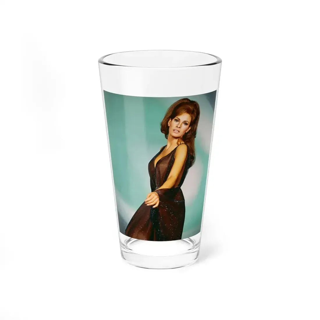 Raquel Welch #372 (Vintage Female Icon) Pint Glass 16oz 16oz - Go Mug Yourself