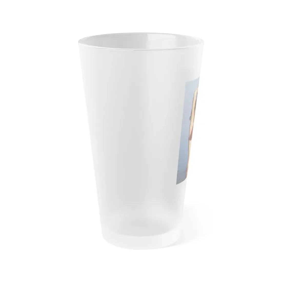 Raquel Welch #375 (Vintage Female Icon) Frosted Pint Glass 16oz - Go Mug Yourself