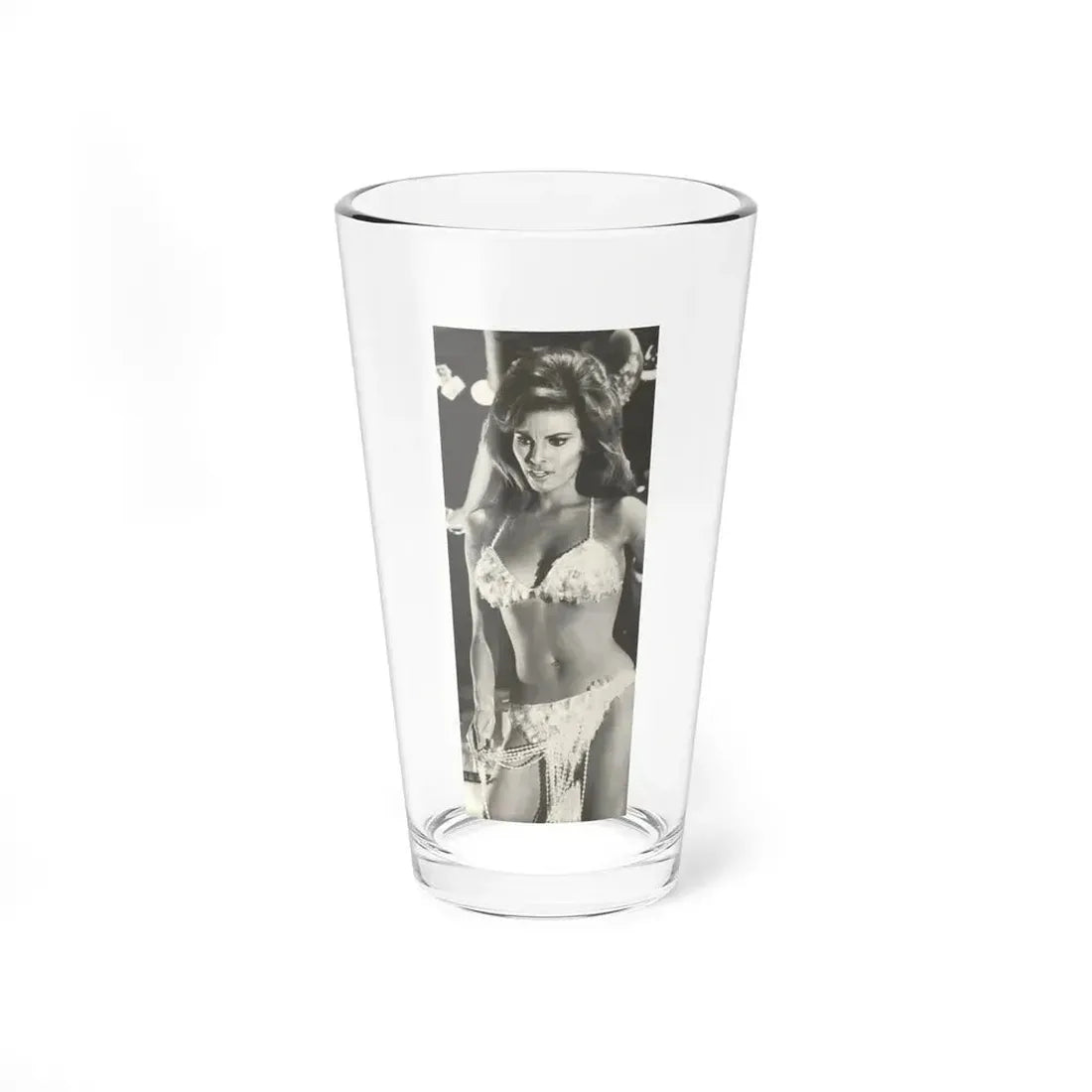 Raquel Welch #384 (Vintage Female Icon) Pint Glass 16oz 16oz - Go Mug Yourself