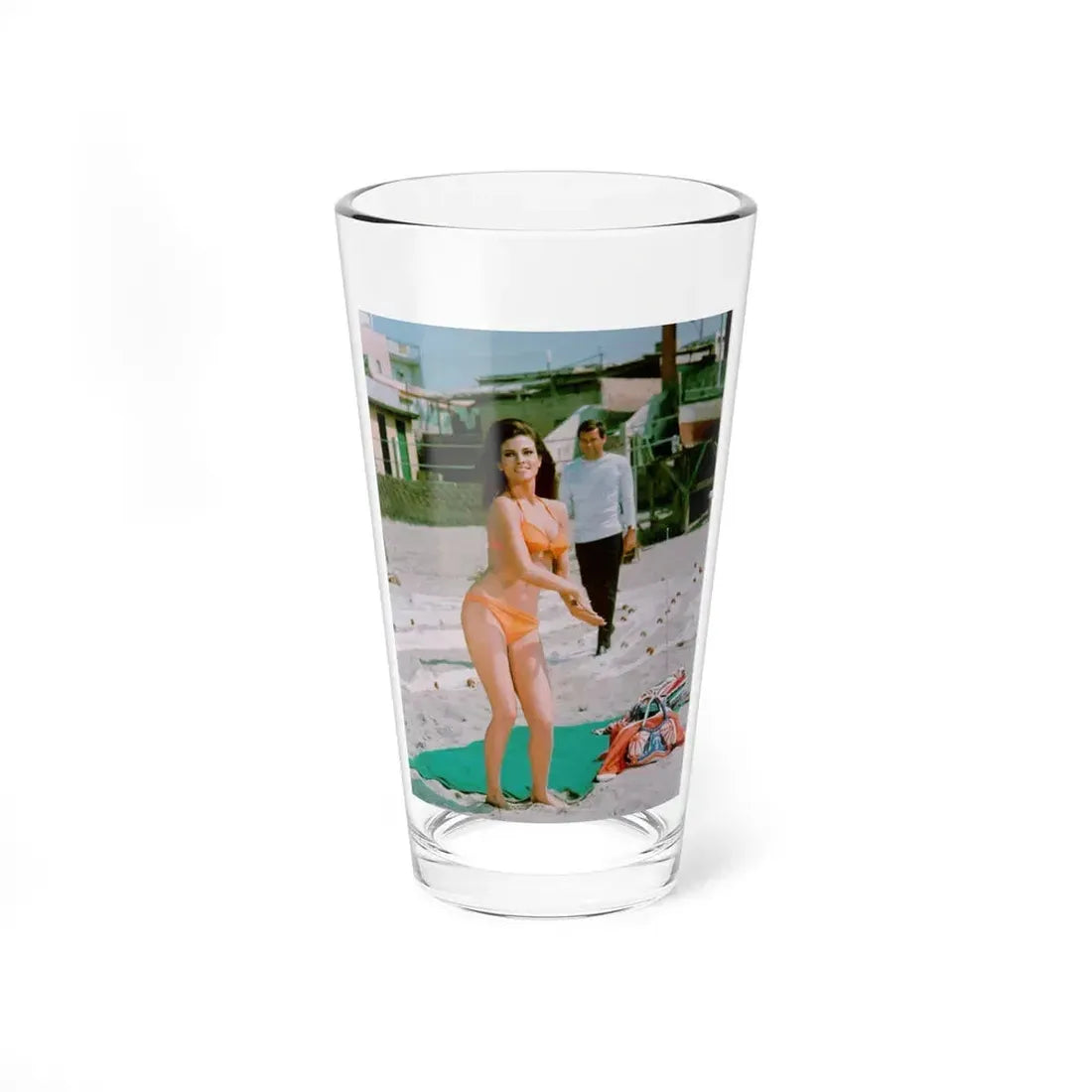 Raquel Welch #388 (Vintage Female Icon) Pint Glass 16oz 16oz - Go Mug Yourself