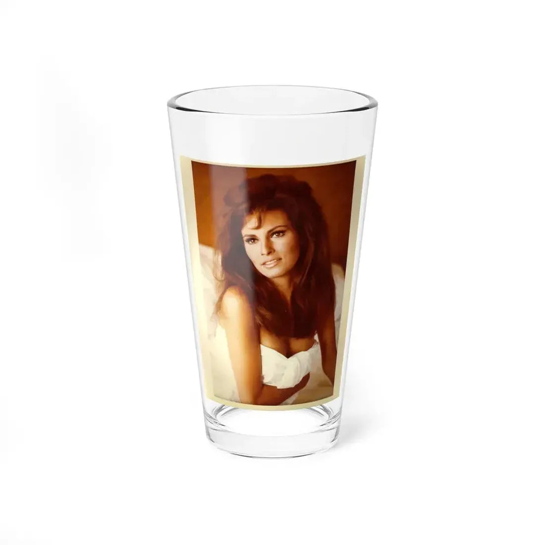 Raquel Welch #389 (Vintage Female Icon) Pint Glass 16oz 16oz - Go Mug Yourself