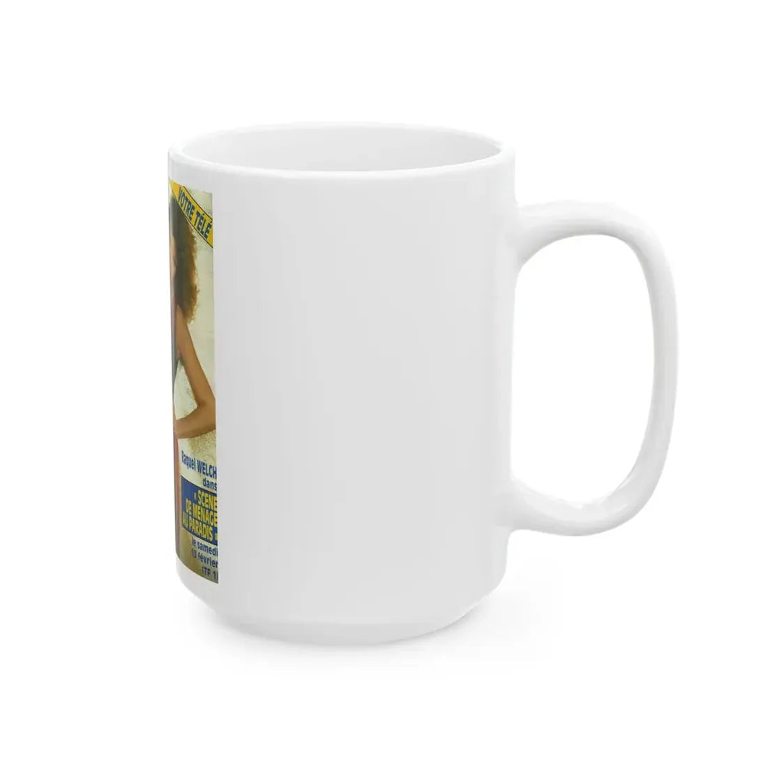Raquel Welch #394 - Mag. Cover (Vintage Female Icon) White Coffee Mug - Go Mug Yourself