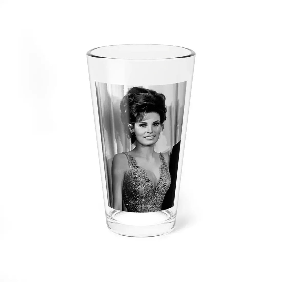 Raquel Welch #403 (Vintage Female Icon) Pint Glass 16oz 16oz - Go Mug Yourself