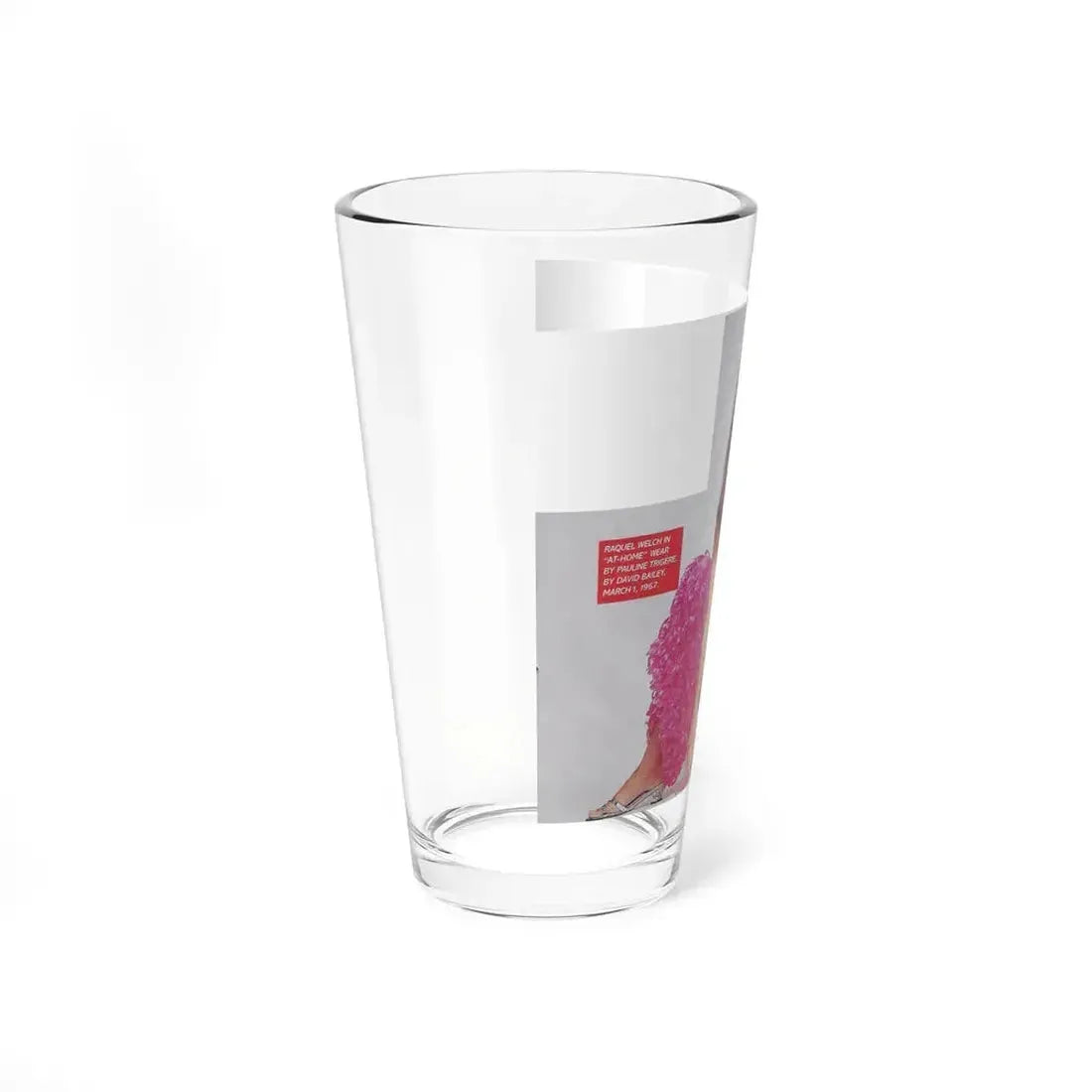 Raquel Welch #406 - Mag. Cover (Vintage Female Icon) Pint Glass 16oz - Go Mug Yourself