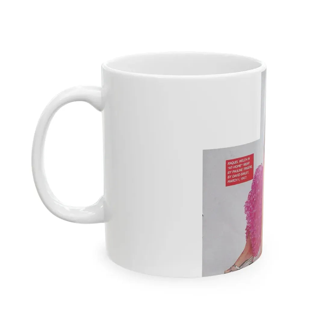 Raquel Welch #406 - Mag. Cover (Vintage Female Icon) White Coffee Mug - Go Mug Yourself