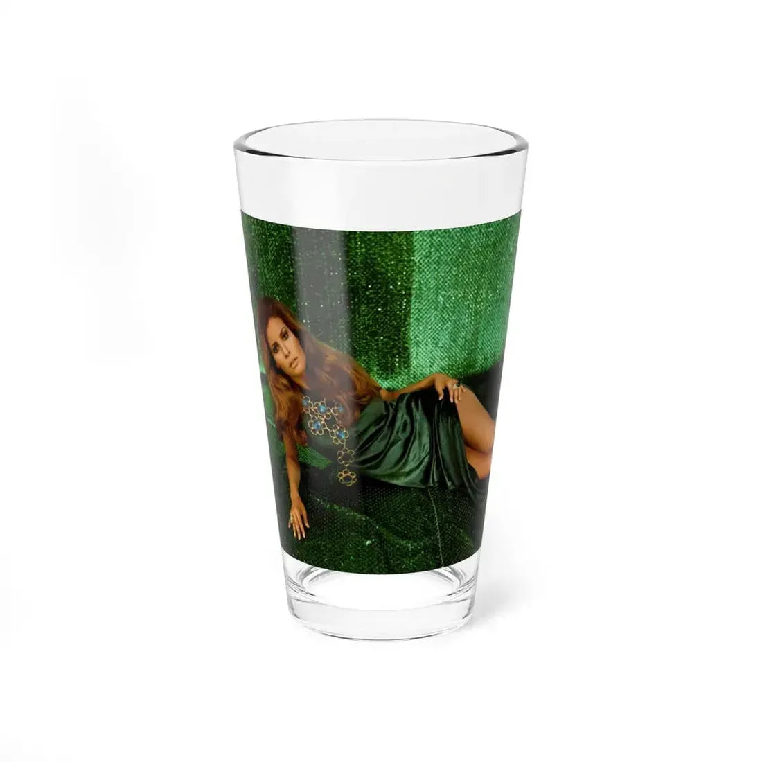 Raquel Welch #410 (Vintage Female Icon) Pint Glass 16oz 16oz - Go Mug Yourself