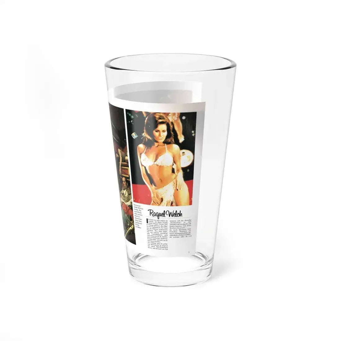 Raquel Welch #411 (Vintage Female Icon) Pint Glass 16oz - Go Mug Yourself