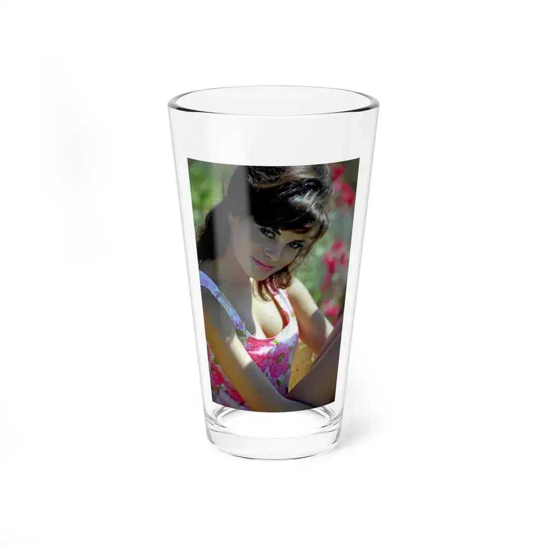 Raquel Welch #415 (Vintage Female Icon) Pint Glass 16oz 16oz - Go Mug Yourself
