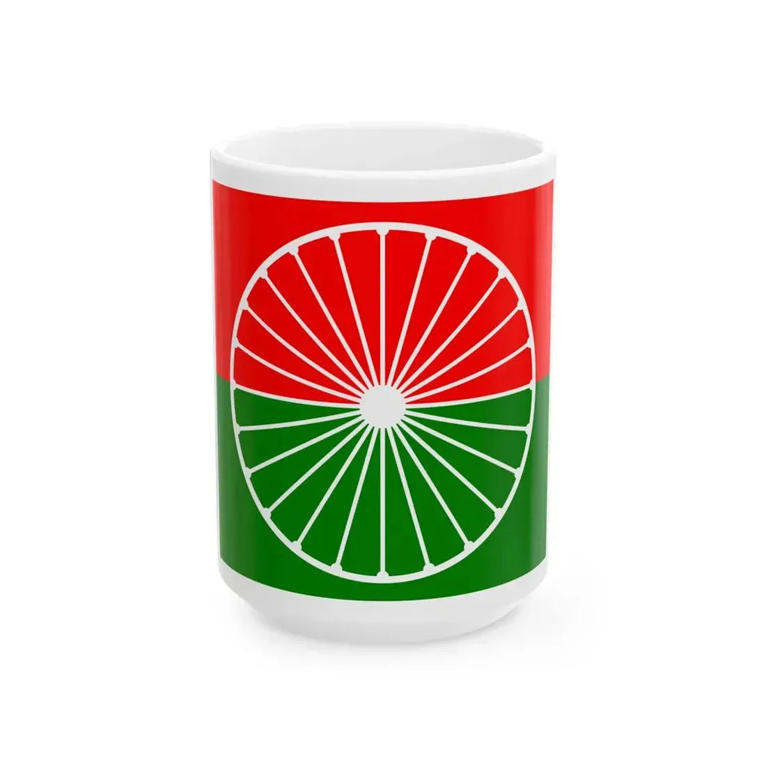 Rastriya Janata Dal Nepal symbol (Nepal) White Coffee Mug 15oz - Go Mug Yourself
