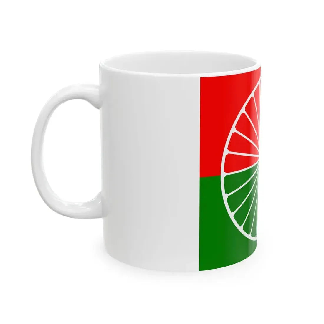 Rastriya Janata Dal Nepal symbol (Nepal) White Coffee Mug - Go Mug Yourself