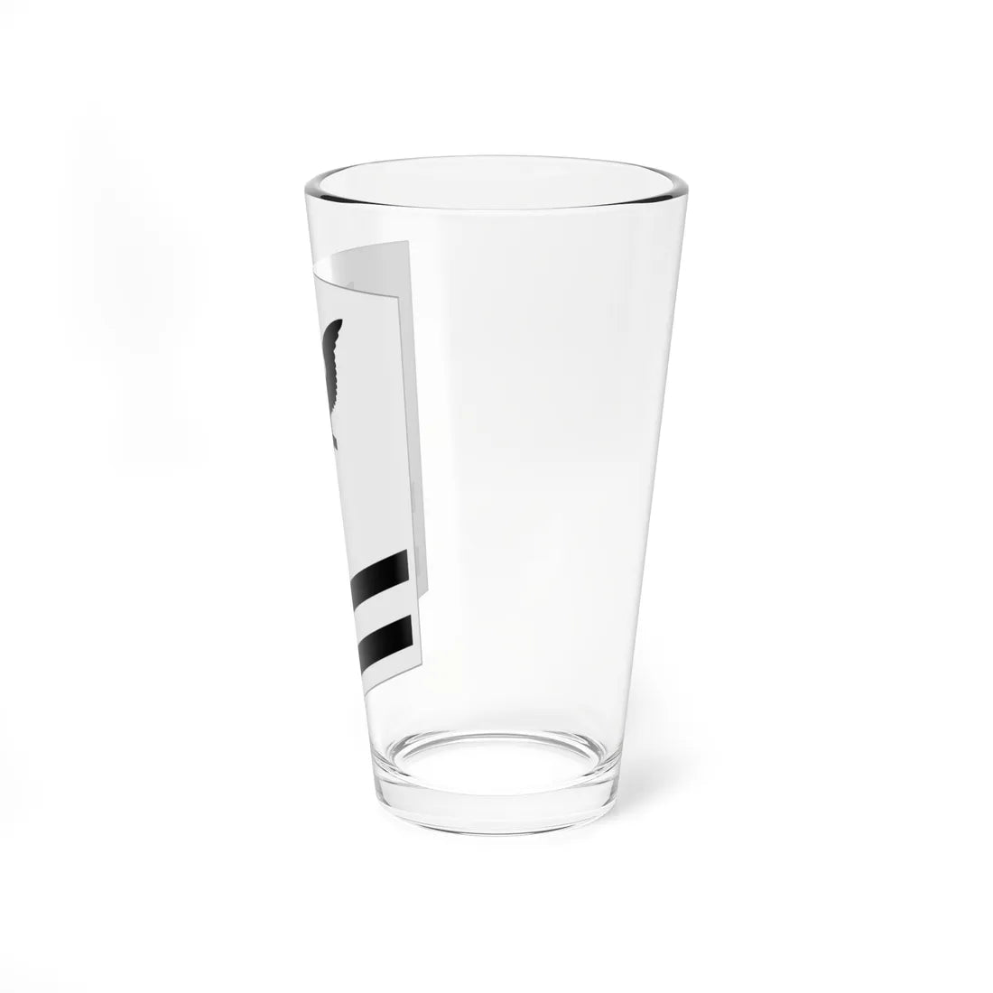 Rate insignia of a United States Navy petty officer second class summer whites (United States) (Military Rank) Pint Glass 16oz - Go Mug Yourself