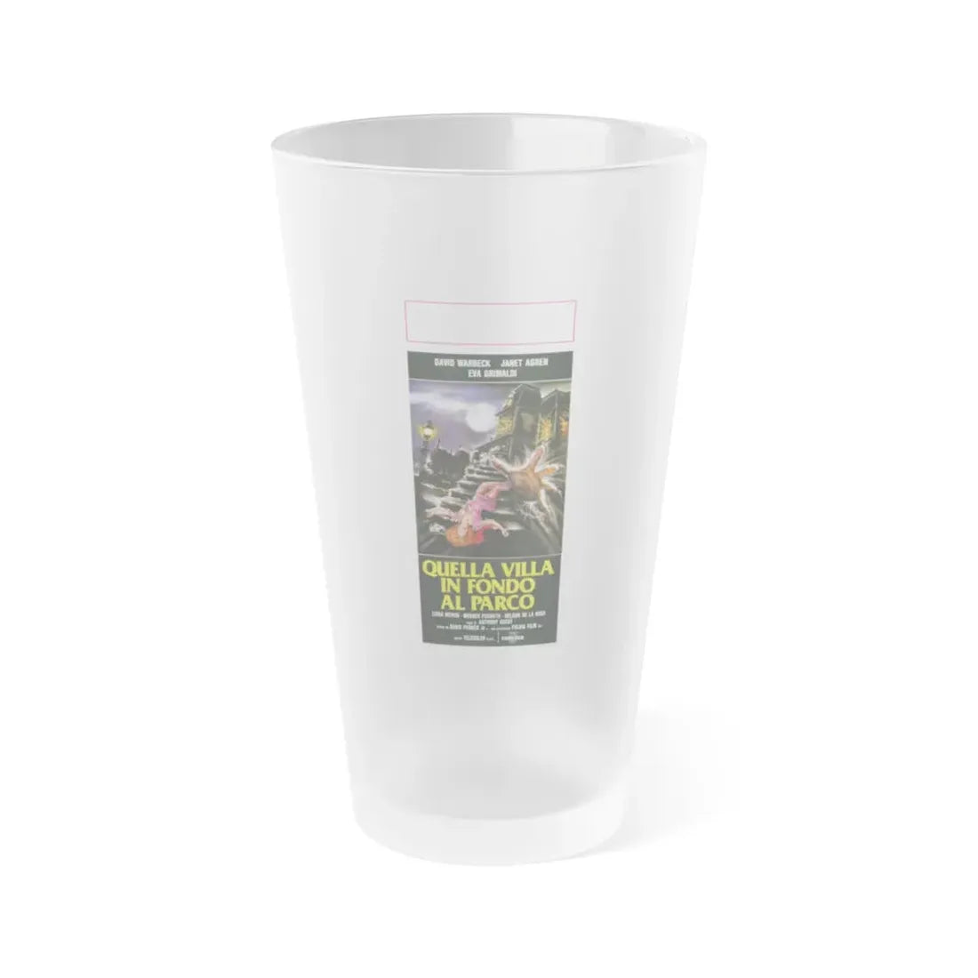 RATMAN (ITALIAN) 1988 Movie Poster - Frosted Pint Glass 16oz Default Title - Go Mug Yourself